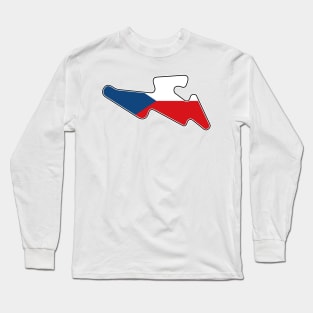 Brno Circuit [flag] Long Sleeve T-Shirt